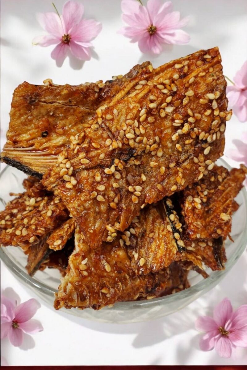 芝麻魚骨酥(辣味)